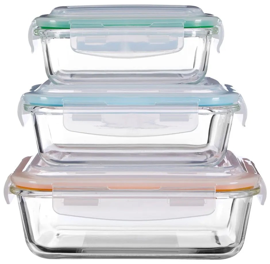 Стъклени и кутии за храна 3 бр Freska - Premier Housewares