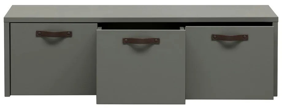 Детски шкаф от борова дървесина в зелено-сиво 120x36 cm Stage - vtwonen