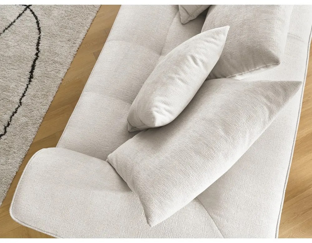 Бежов шенилов диван 237 cm Whesley – Bobochic Paris