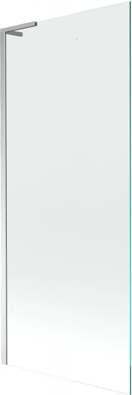 Mexen Next L еднокрилен параван за баня 80 x 150 см, прозрачен, хром