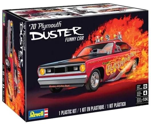 Сглобяем модел, Revell, Плимут Duster 1970, 100 части