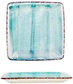 Gural Porselen - Turquoise Квадратна чиния 17x17cm. (NBNORD17X17DU50TM)