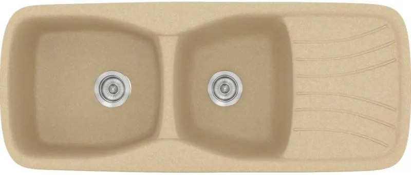 Мивка Sanitec 311-Granite Cappucino