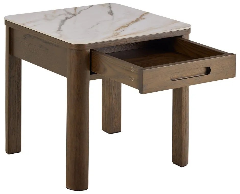 Странична масичка с керамичен плот 45x45 cm Southampton – Actona