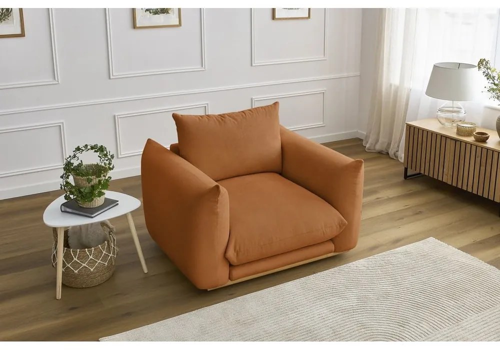 Оранжево кресло Ernest – Bobochic Paris