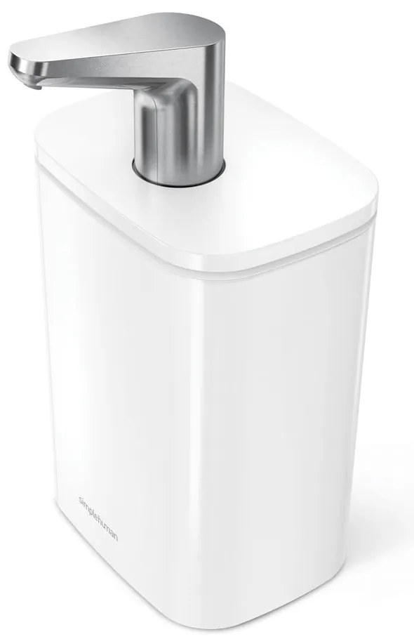 Дозатор за сапун от бяла стомана 473 ml Pulse - simplehuman