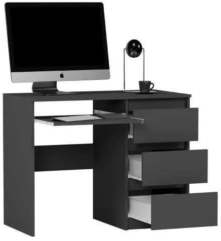 Писалище, офис бюро с чекмеджета MODERN N-3 - различни цветови варианти Бял