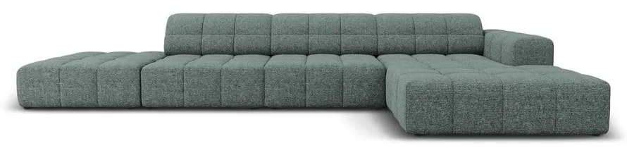 Тюркоазен ъглов диван (десен ъгъл) Chicago - Cosmopolitan Design