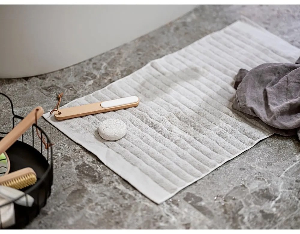 Бяла постелка за баня 50x80 cm Inu - Zone