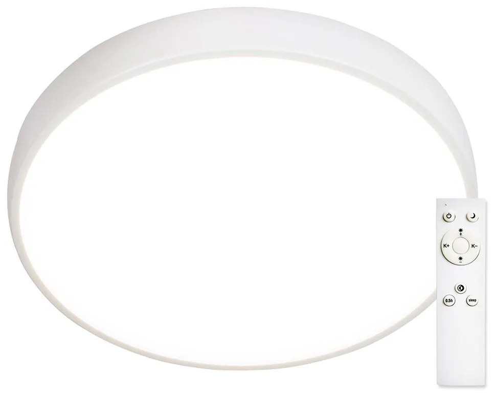 Top Light Metal 40B + д.у. - LED Димируем плафон LED/51W/230V + д.у. бял