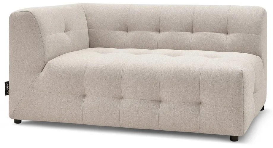 Бежов модул на дивана (ляв ъгъл) Kleber - Bobochic Paris