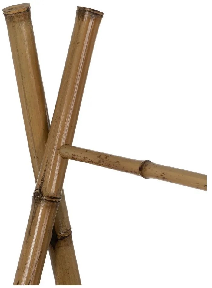 Бамбуков стелаж в естествен цвят 78x165x40 cm Manali – Ixia