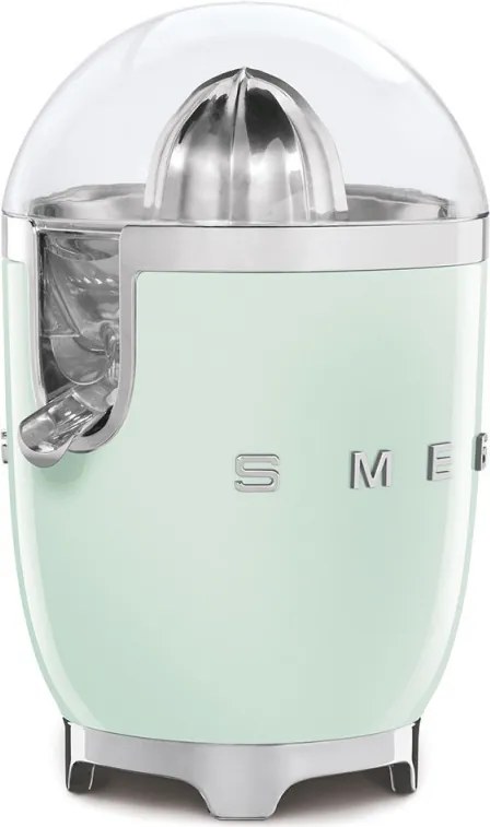 Електрическа цитрус преса Smeg CJF11PGEU, 70 W, Антикапкова система, Противоплъзгаща се основа, Пастелно зелен