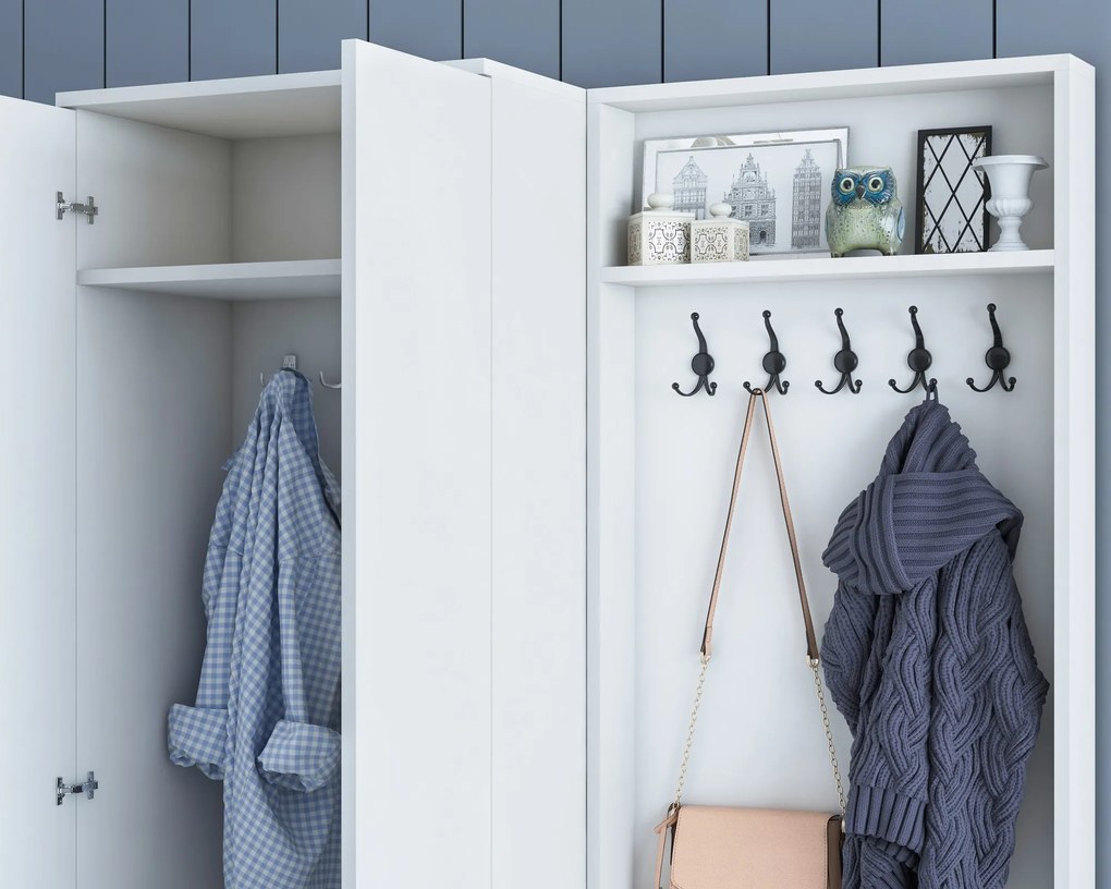 Портманто M5, цвят Бял