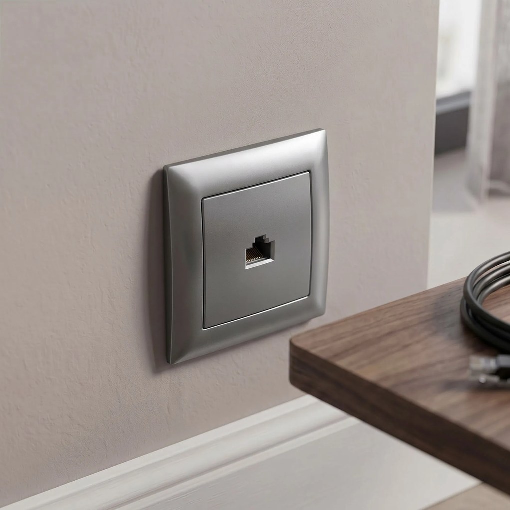 Розетка RJ45 OSTE JNH010-S GREY