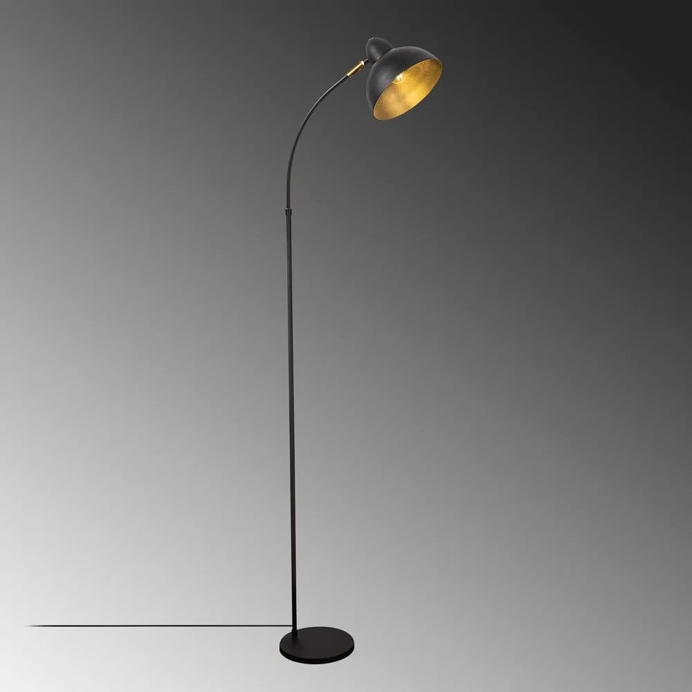 Подова лампа с метален абажур (височина 162 cm) Varzan – Opviq lights