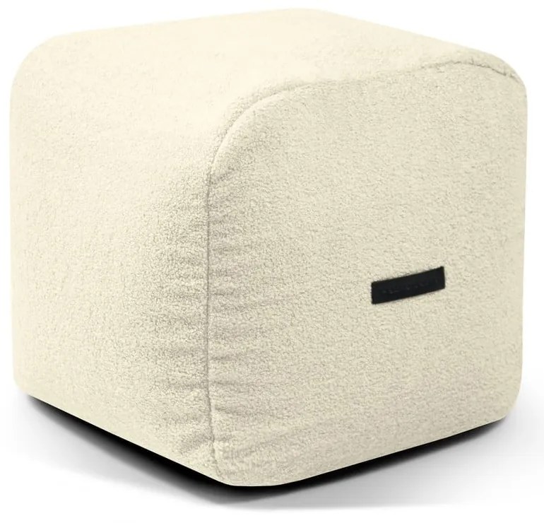 Кремав пуф от букле Plus 50 Lounge – SLOWDOWN
