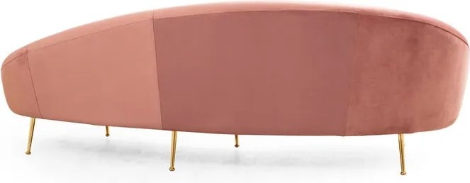 Светлорозов диван 255 cm Eses – Artie