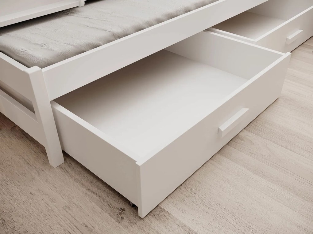 Двуетажно легло Лия-бяло-200 x 90