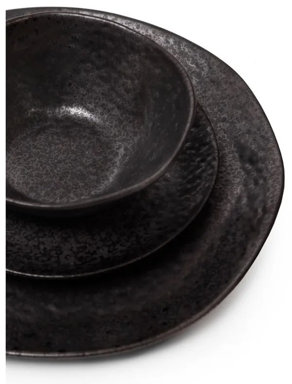 Глинен комплект за хранене 18 бр. Dark Moon – Bonami Selection