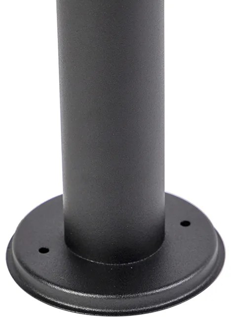 Интелигентна външна лампа черна 50 см IP44 с Wi-Fi ST64 - Gleam