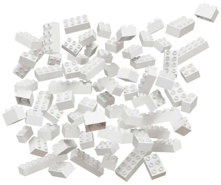 Комплект строителни блокчета за писта за снежни топки, 120 бр. - Hubelino