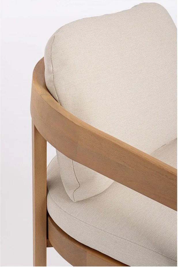 Градински стол от масивно дърво в естествен цвят Pablo – Bizzotto