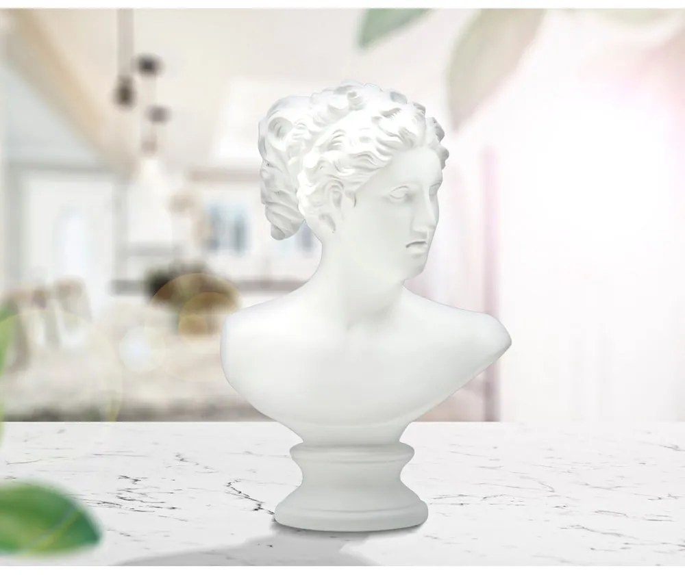 Бяла декоративна фигурка Римска жена - Mauro Ferretti