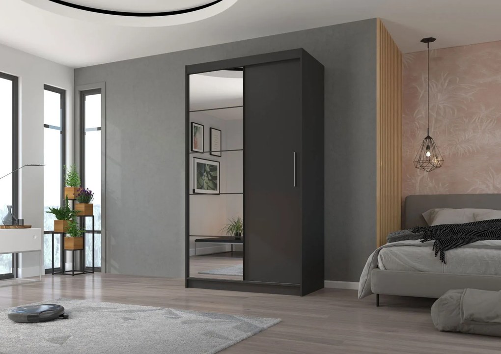 Гардероб Zaist 120 плъзгащ се-Anthraki