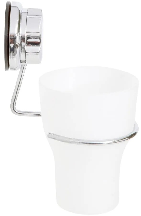Метална чаша за четка за зъби в сребрист цвят Bestlock Bath - Compactor