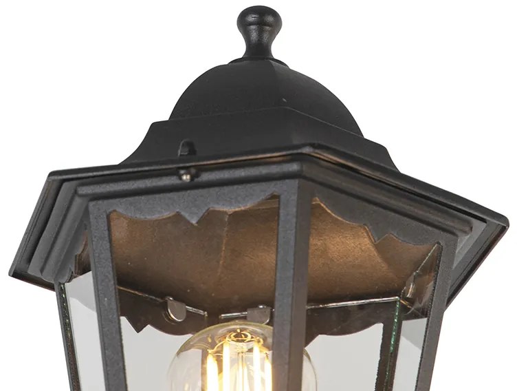 Интелигентна външна фенери черна 3-светлина с Wi-Fi ST64 - New Orleans