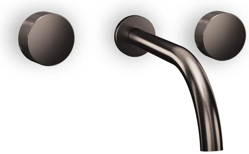 Кран мивка 2 дупки Eletta Tecno-Черен-четка