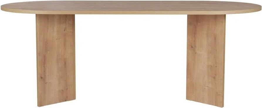 Трапезна маса от декор от дъб 90x200 cm Sabella – Kalune Design