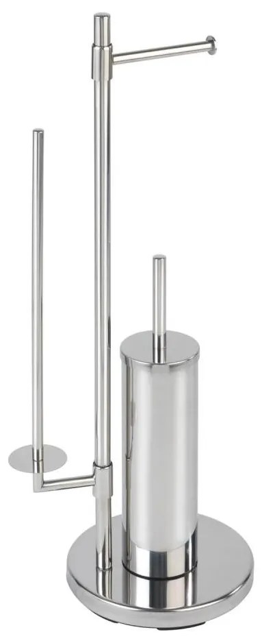 WENKO 22512100 - WC четка UNIVERSALO NEO 30x73 см, неръждаема стомана/сребрист цвят