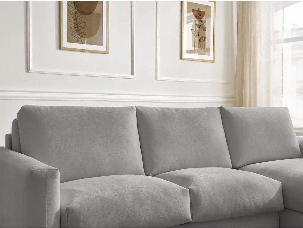Сив ъглов диван Cocoone – Bobochic Paris