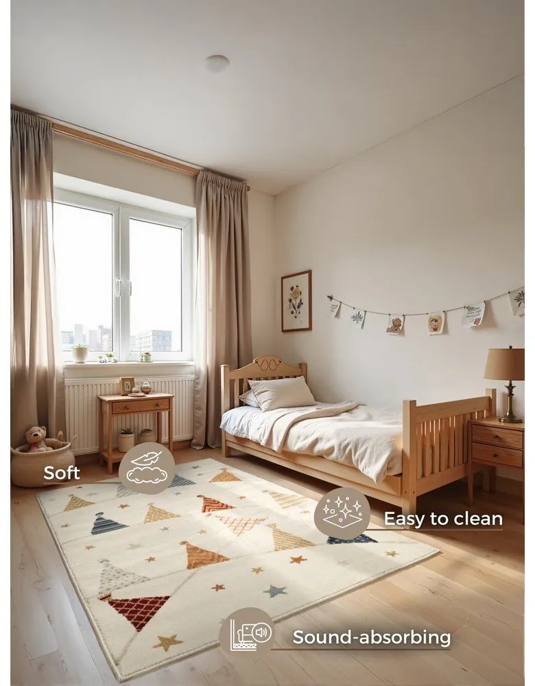Кремав детски килим 120x170 cm Kids Party – Hanse Home