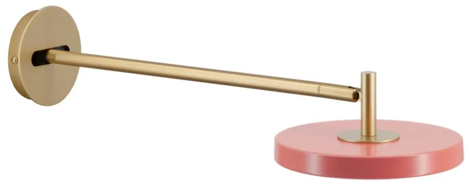 Розова LED затъмняваща се стенна лампа ø 15 cm Asteria Wall Long – UMAGE