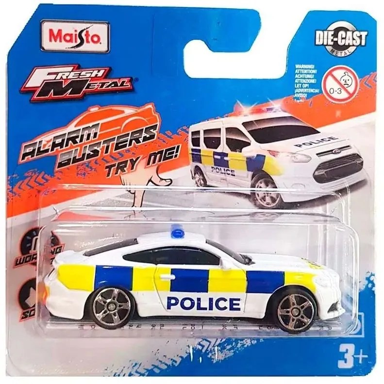Maisto - ALARM BUSTER Кола Police със Звуци 1:72 85033