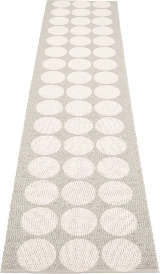 Бежова и кремава пътека за открито и закрито 70x320 cm Hugo Linen Vanilla – Pappelina