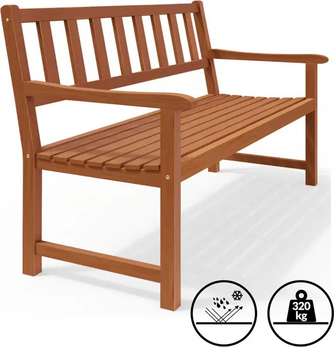 Градинска пейка Kensington 120 см - акациева дървесина
