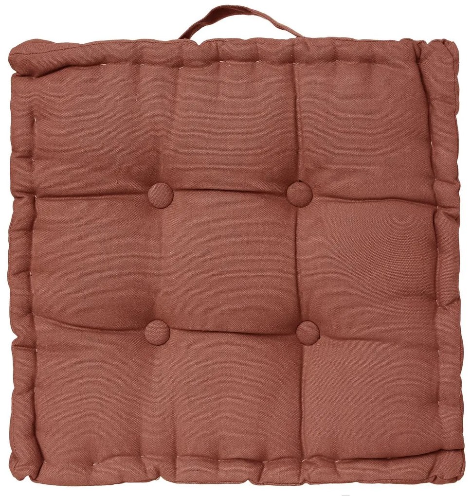 Възглавница за под atmosphera Flora , 40x40 cm - Теракота