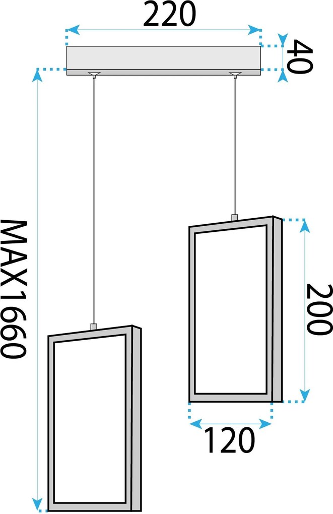 Лампа LED LHJ085-2CP BLACK