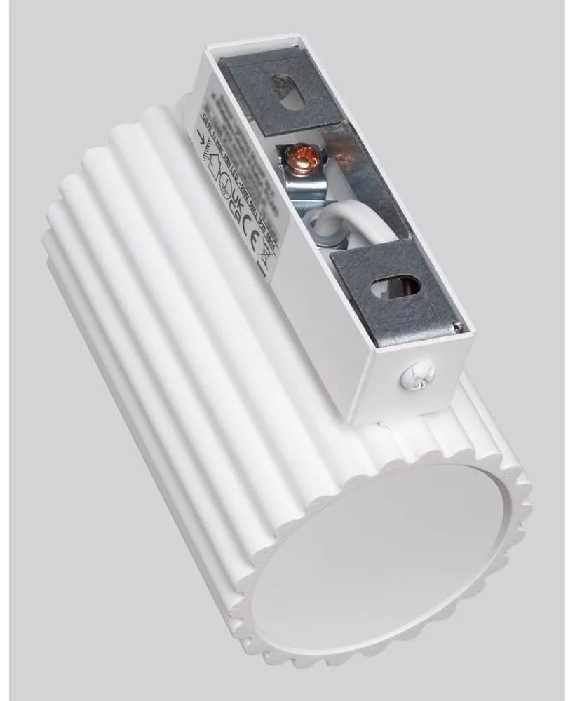 Бяла стенна лампа Gleam – Sollux