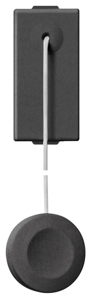 VIMAR 09052.CM Бутон/ключ с въженце 1,5m 1P NO 10A Карбон мат 1M  NEVE UP