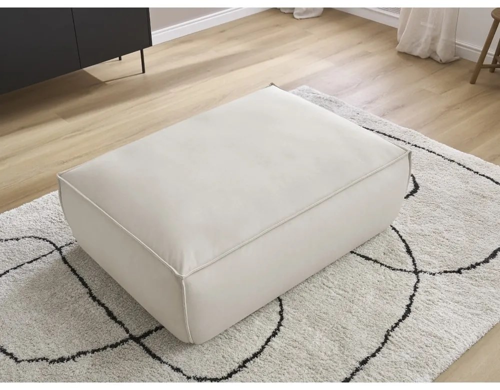 Бежова табуретка от изкуствена кожа Boheme – Bobochic Paris