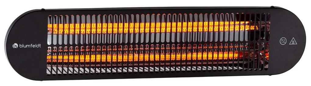 Blumfeldt Gold Bar 2000 Swing, инфрачервен нагревател, 2000 W, трептене 60 °