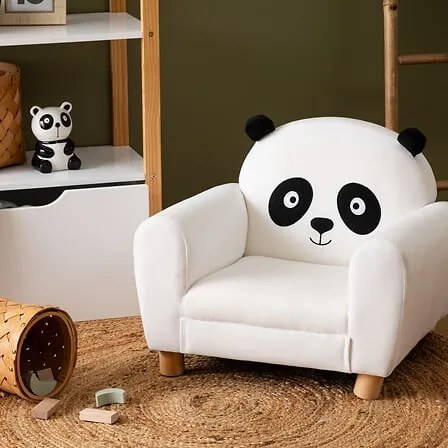Детска нощна лампа с батерии atmosphera Panda, 14 см