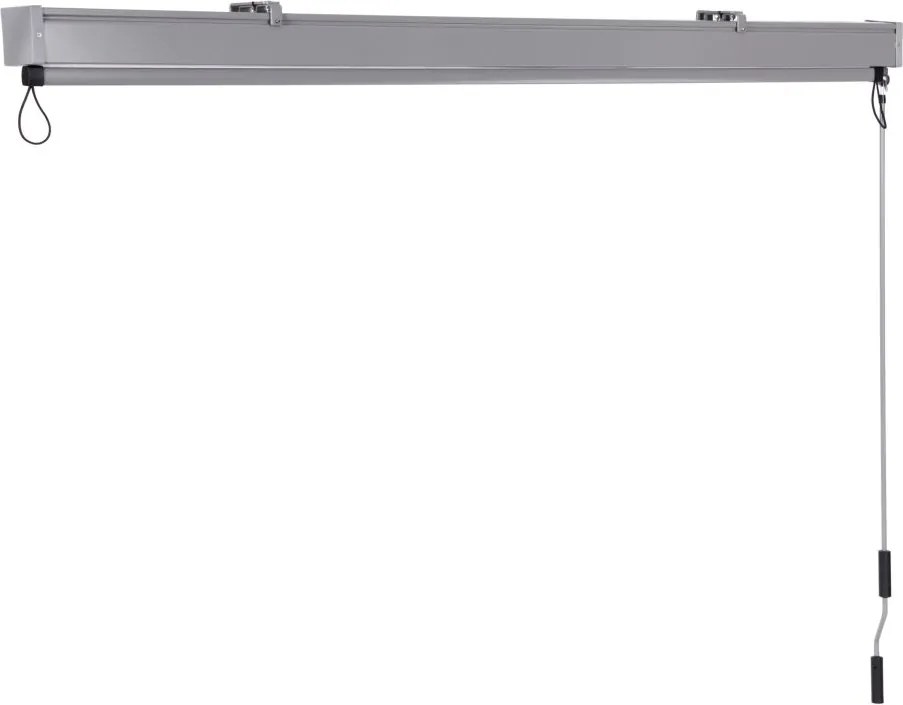 Вертикална тента за балкон 171 x 240 cm - засенчваща ролетна щора за балкон и тераса, сива