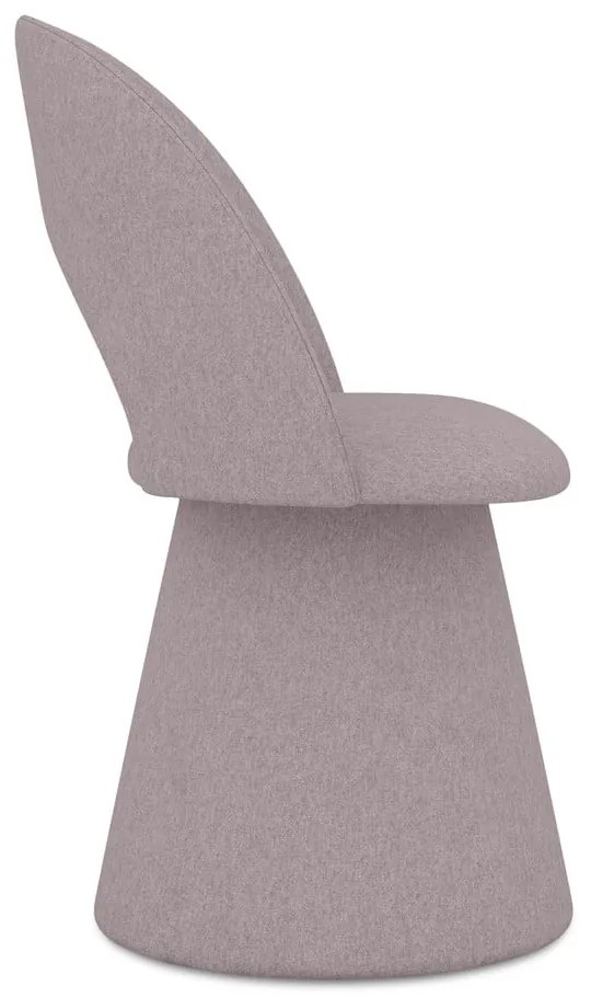 Тапициран трапезен стол в цвят лавандула Kalo – Makamii