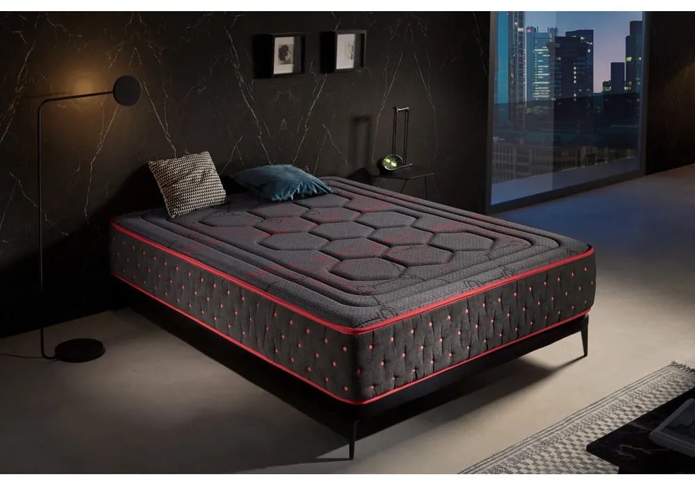 Твърд/средно твърд двустранен матрак от пяна 200x200 cm Hexaflex Moon - Moonia